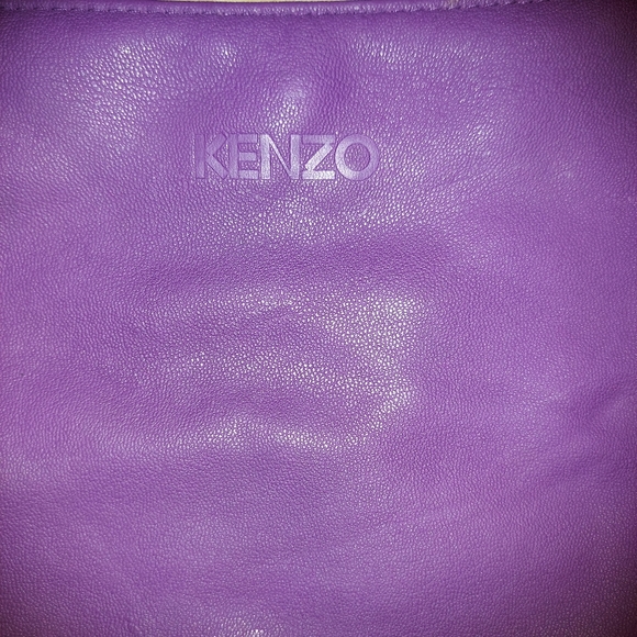 Kenzo Soft Leather Shoulder Bag Crossbody bag Purse - Picture 4 of 7